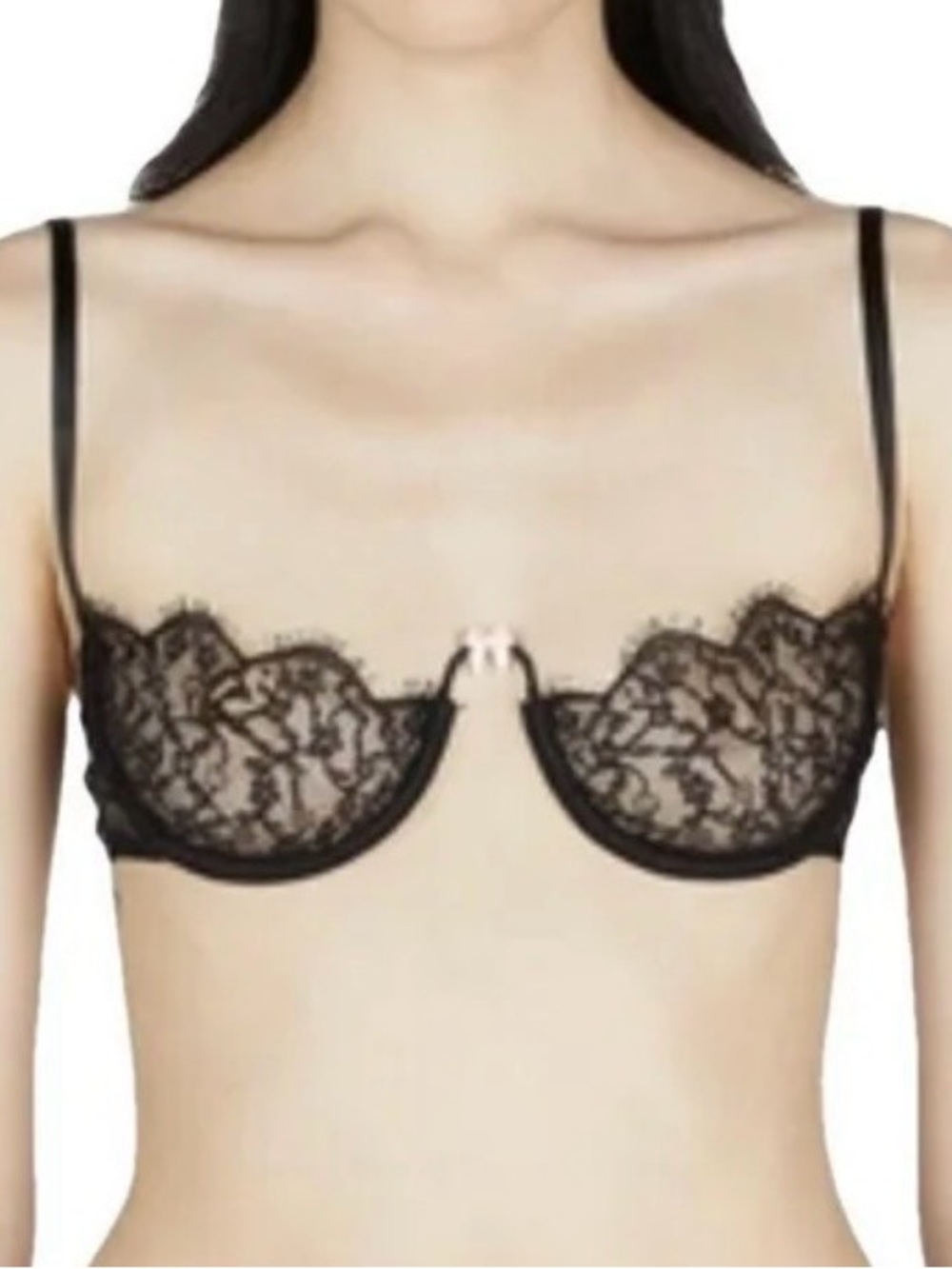 Gucci Black Lace Underwire Bralette NW